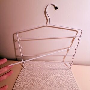 White Multi-Layer Hanger for Home Organization